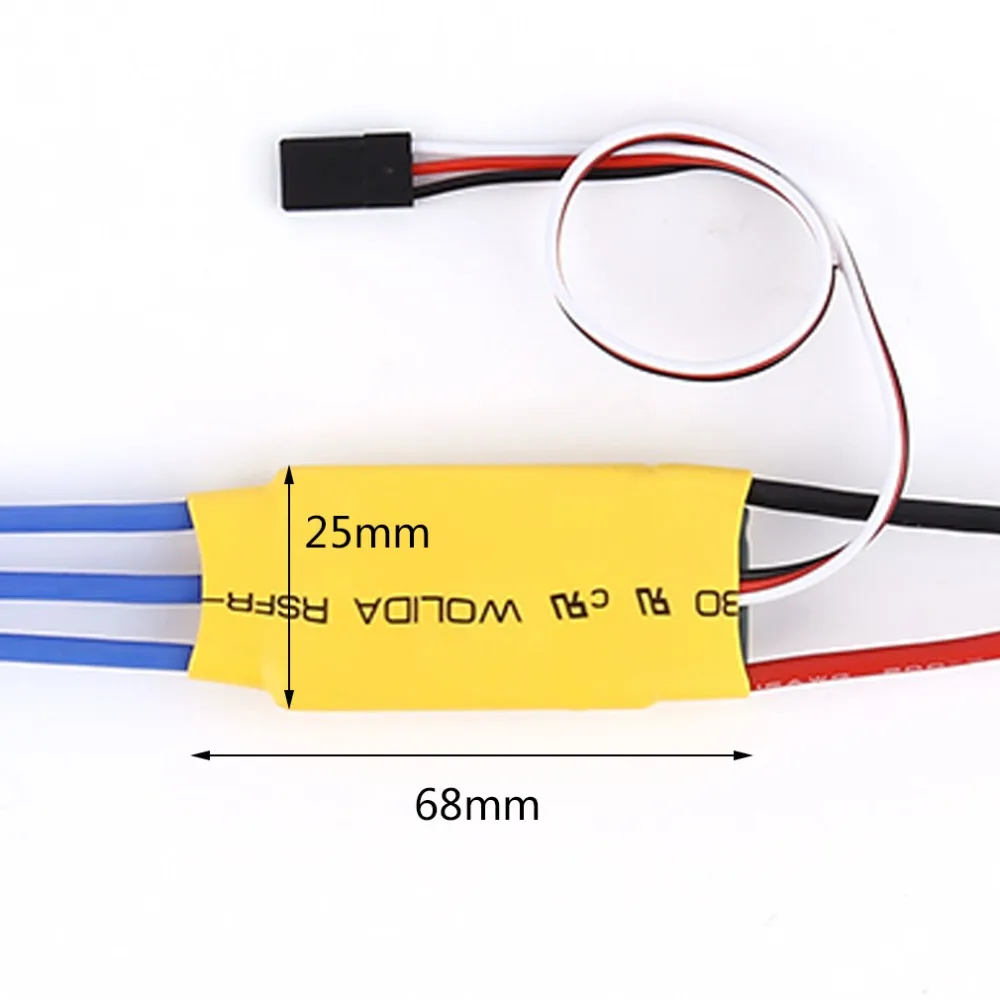 XXD 30A ESC wtyk spawalniczy bezszczotkowy multicoptera regulator prędkości silnika RC BEC t-rex 450