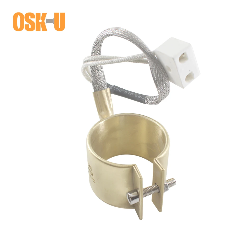 バンドヒーター60ミリメートル内径60x3 0/60x3 5/60 × 40ミリメートル高さ電気真鍮ヒーター要素250ワット/300ワット/340ワットプラスチック機械