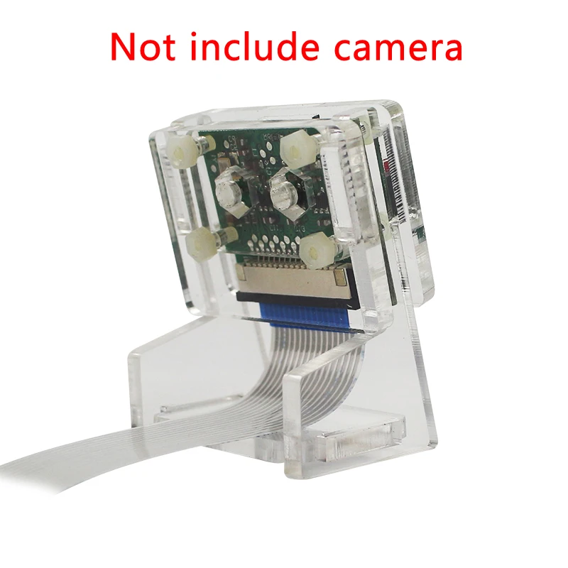 Acrylic Camera Holder Transparent Case for Raspberry Pi 3 OV5647 Mini Webcam Clear Case for Raspberry Pi Official Camera