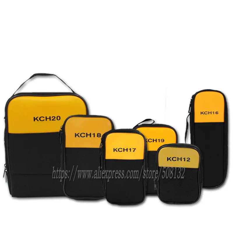 Carry Soft Case Bag KCH12 KCH16 KCH17 KCH18 KCH19 KCH20 Use For Clamp Meter Multimeter KYORITSU Uni-T HIOKI Testo Sanwa