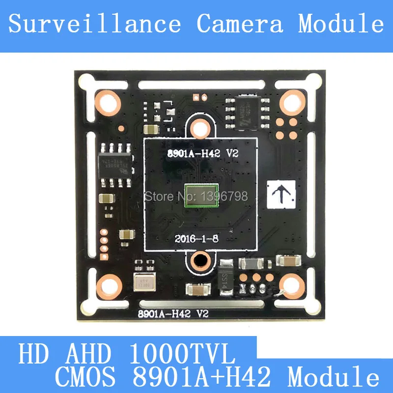 Modulo Telecamera AHD PU'Aimetis HD CMOS A Colori 1000TVL Telecamere di Sorveglianza 8901A + H42 PCB Board PAL/NTSC Opzionale