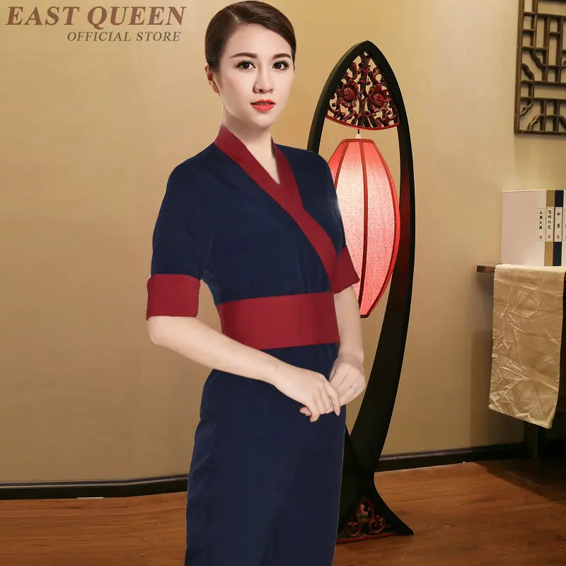 

Beauty salon thai massage uniform clinical beautician uniforms woman female clothing 2 piece pants sets DD1358