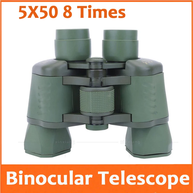 8X 50mm Binocular Telescope 8 Times Birthday Gift for Husband Outdoor tourism bird watching Travel Concert Camping Telescope