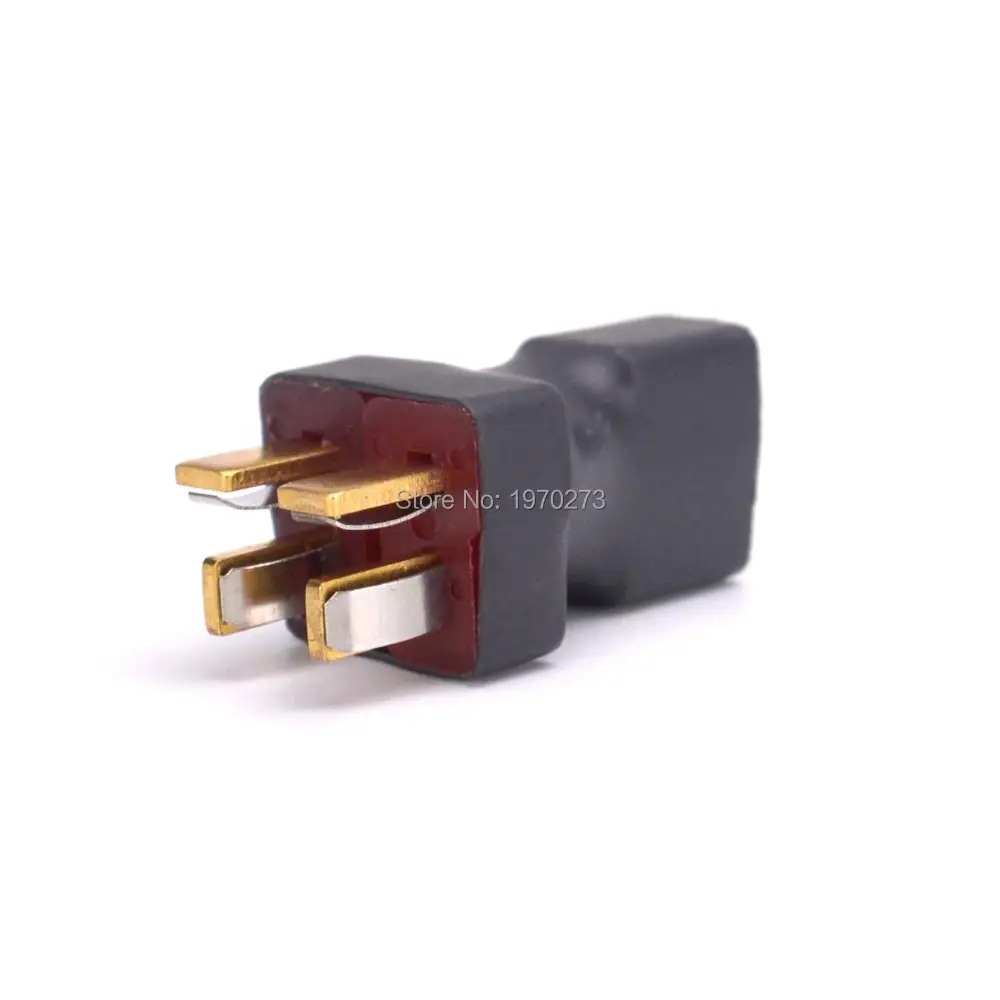 No Wire T-plug Female to 2x T Plug Deans Male Parallel Battery Connector adapter LiPo Plane Battery