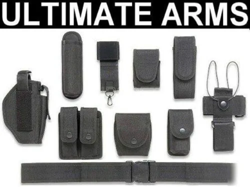 Multifunctional Police duty belt Airsoft Tactical Belts Outdoor Training Military Belts with 10 Holster Magazine Pouch Set