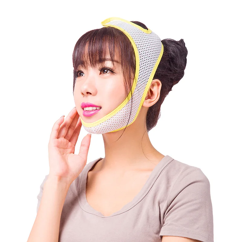 Slim Face Face Care Correction Bandage Mask Night and Day Using Slim Shaper Compact V Thin Face Belt Burn the Fat of Your Face