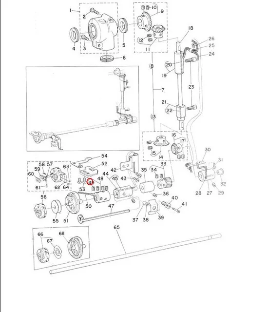 SS-8660820-TP screw for JUKI LBH761 ,is number 49