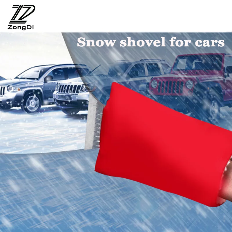 Car Glove Snow Shovel Scraper Tool for Peugeot 307 206 407 Citroen C4 C5 Honda Civic Accord CRV Lada Vesta Granta Priora