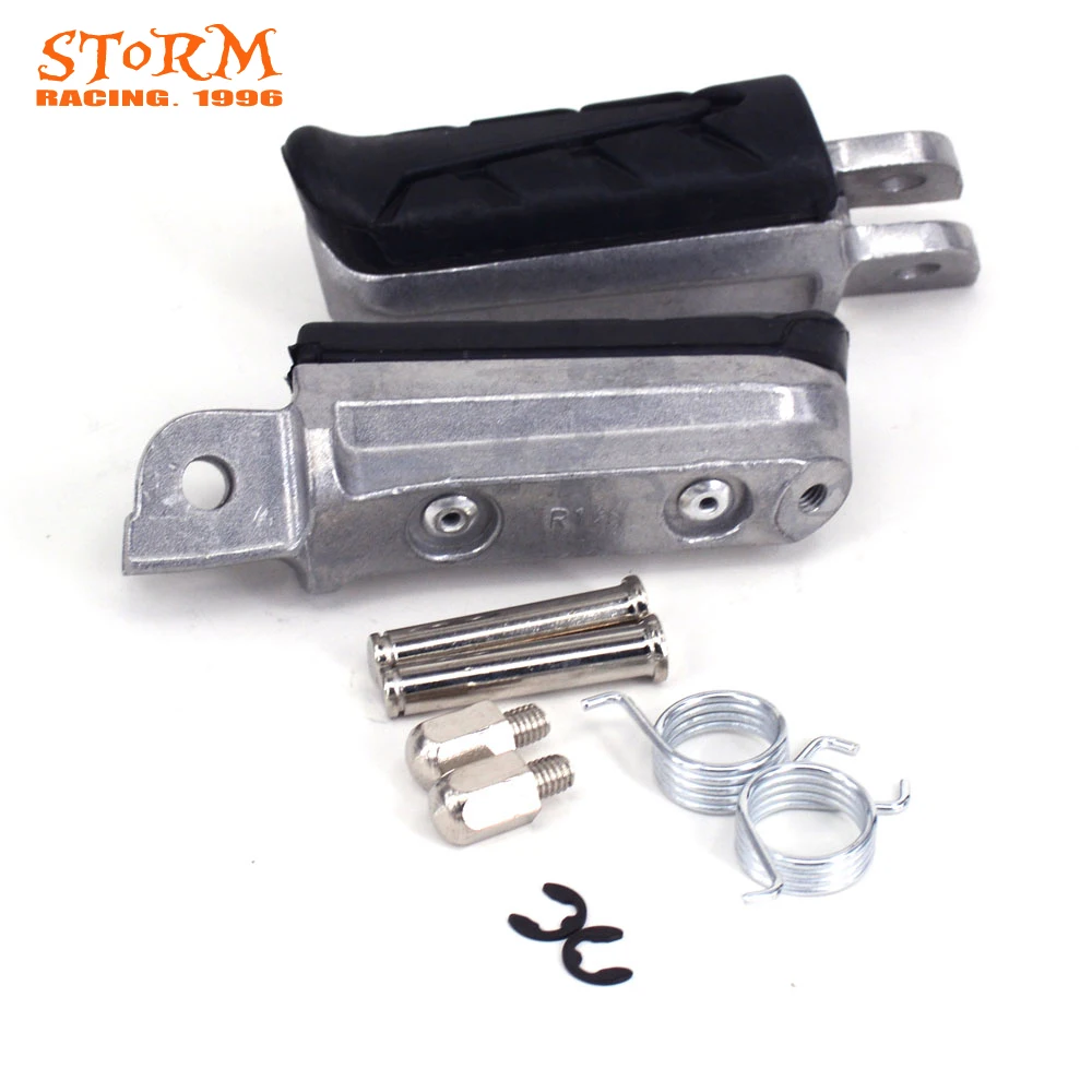Motorcycle Front Foot Pegs Footrest Pedals Aluminum For NTV650 Revere CB750 Seven Fifty VFR800 CB900 CBR900 CB1000 image 5