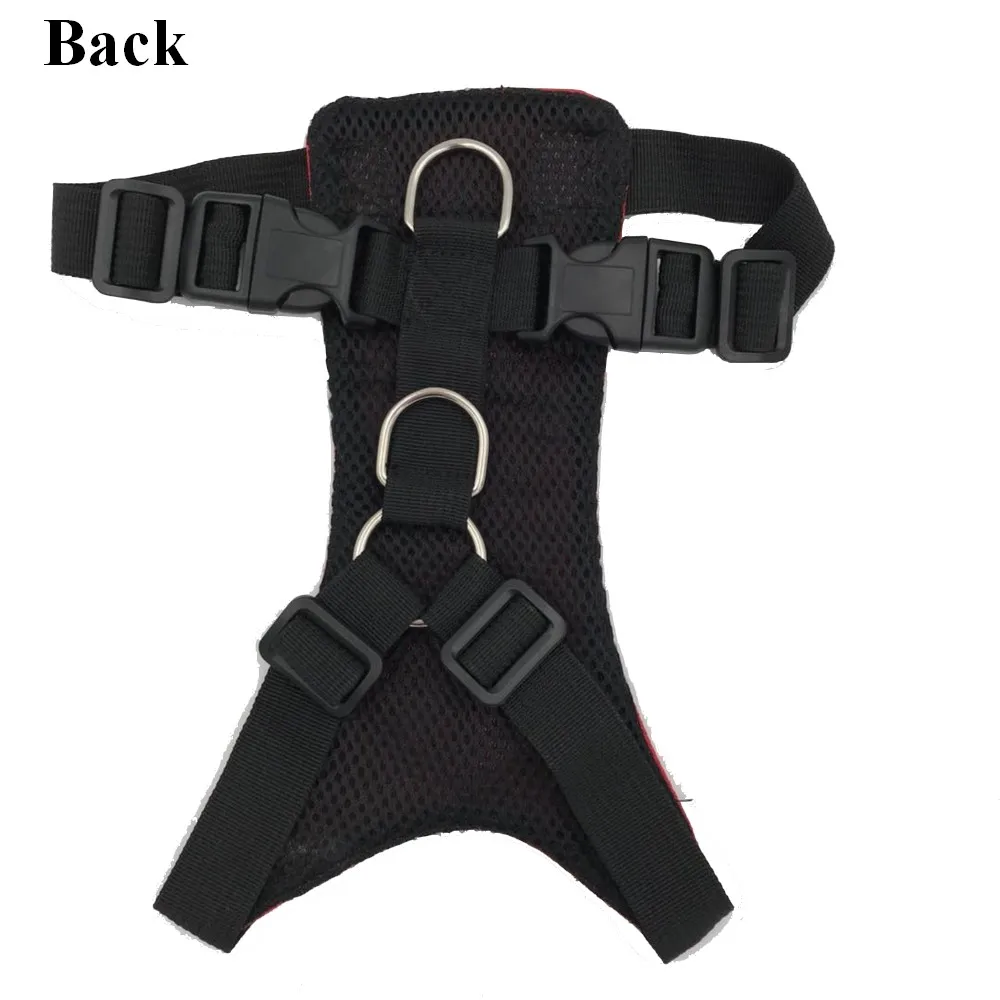 สัตว์เลี้ยงสายรัดคอด้วยรถความปลอดภัยเข็มขัดอัตโนมัติ Cat Dog Puppy สัตว์เลี้ยง Harness Leash ตะกั่วที่นั่งเข็มขัด11638