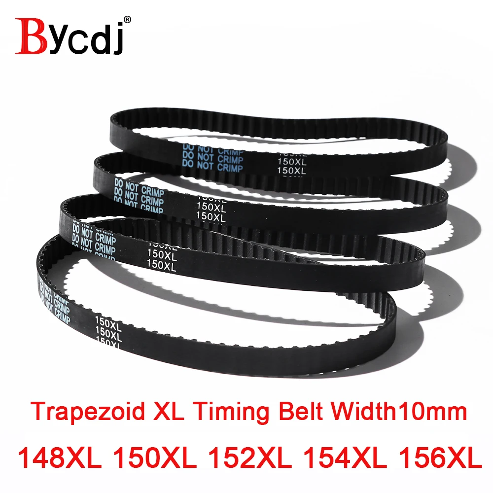 

XL Timing Belt 148XL/150XL/152XL/154XL/156XL Rubber Timing Pulley Belt 10mmWidth Closed LoopToothed Transmisson Belt pitch5.08mm