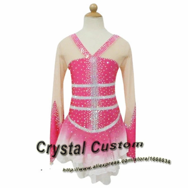 

Hot Sales Figure Skating Dress For Girls Graceful New Brand Ice Skating Competition Dress DR3317