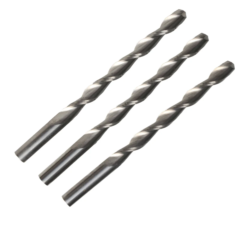 

3pcs Shank 6mm x62mm Two Flutes CNC Router Carbide Endmill, Double Flute Spiral CNC Router Bits