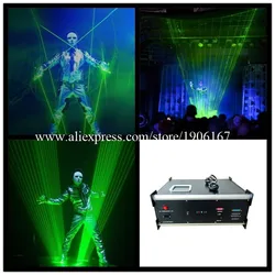 Hot sale1w Green Laser Stage Light Laserman Show Equipment  Laser Man Projector For Party Stage Performance Wedding Nightclub