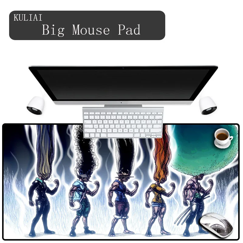 XGZ Custom Fashion One-Piece Japan Korea Cartoon Player Mouse Pad Speed Edition Bottom Non-slip Intensive Collar Keyboard Mat