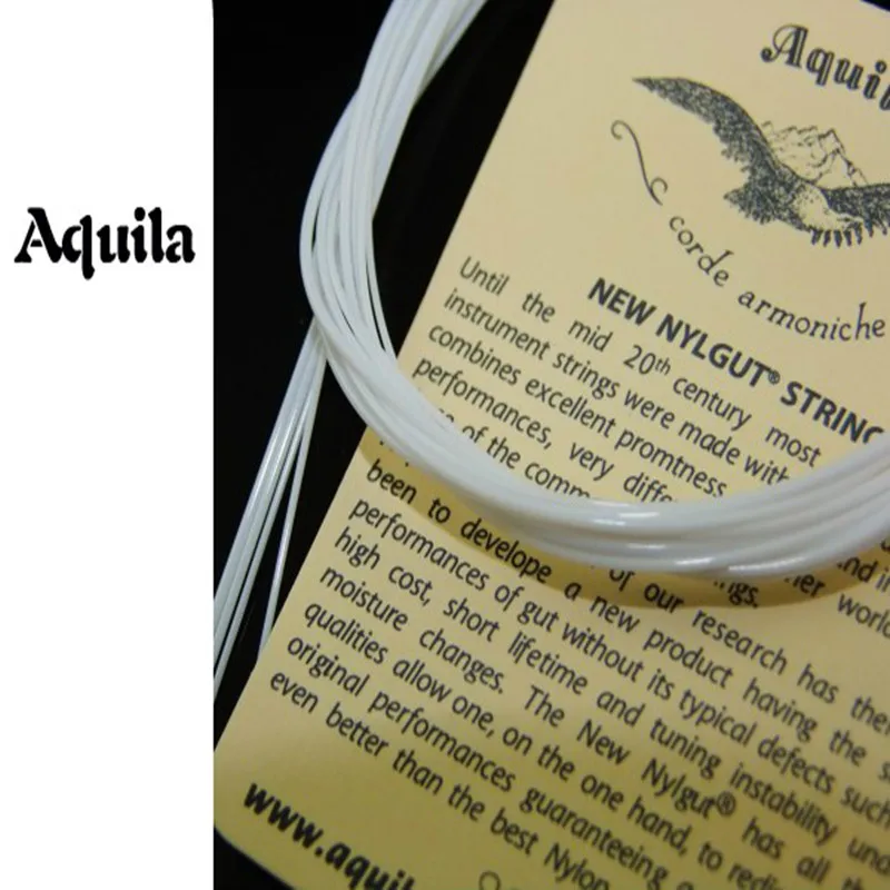 Original Aquila Ukulele Strings Nylon Soprano Concert Tenor Ukelele Strings Low G Nylgut Strings For Ukulele Musical Instruments