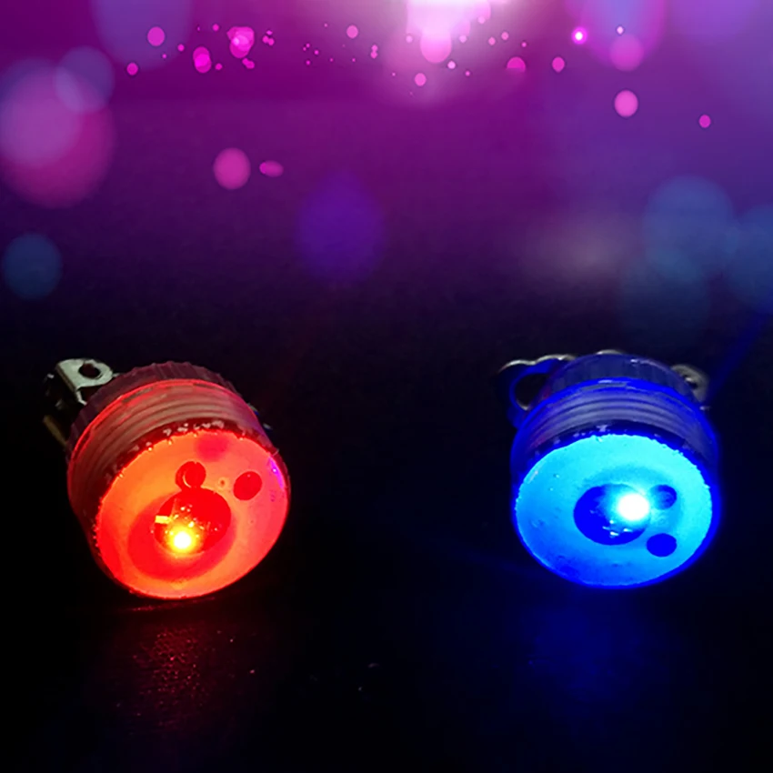 1 pair Flashing Blinking Earrings Charm LED Earring Light Up Ear Stud Earring Jewelry Novelty Lighting for Dance Party