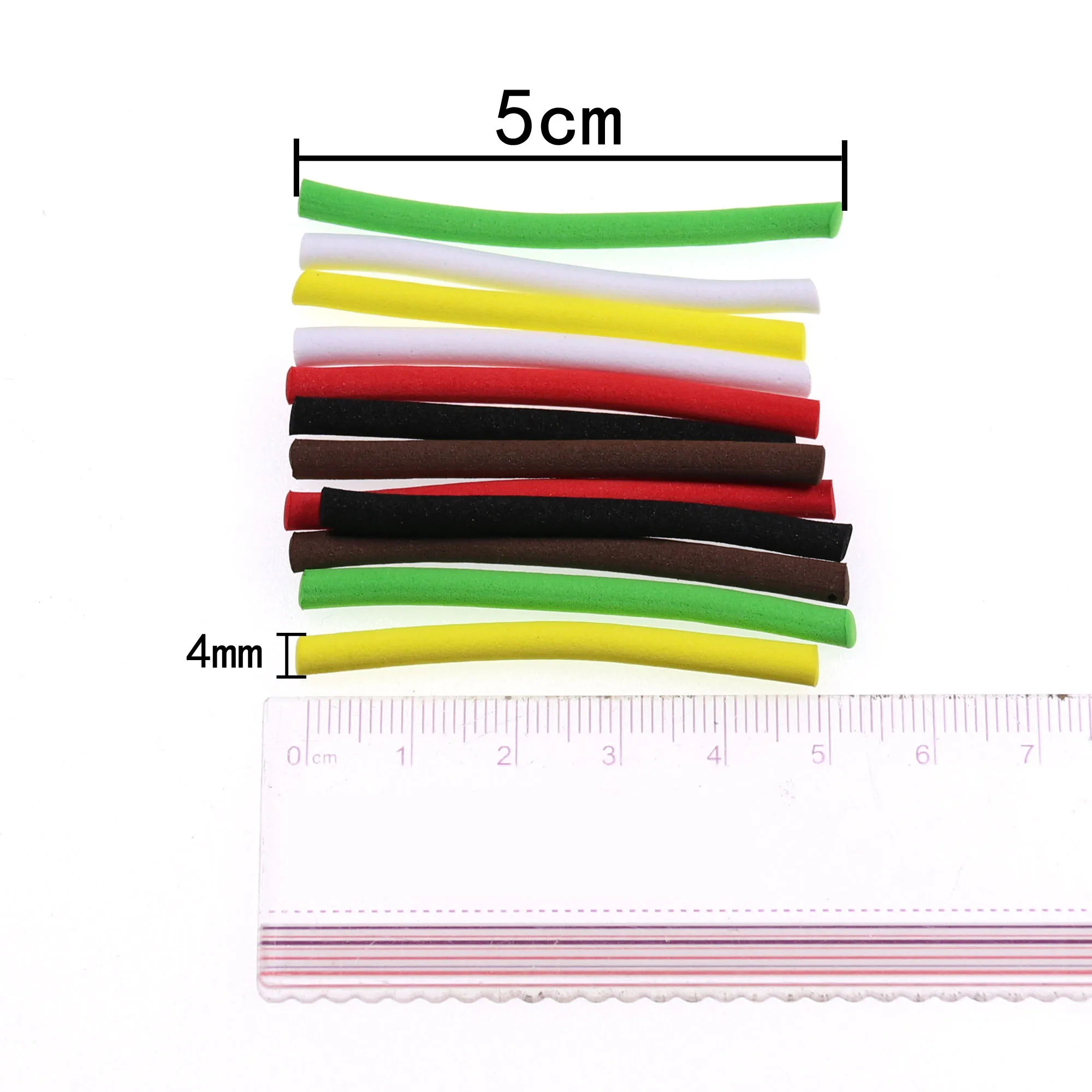 JIGEECARP 24szt Ultra-pływające piankowe patyczki do wędkarstwa karpiowego Pop Up Rig Foam Stick Foam Sleeve Zig Carp Fishing Gear — zdjęcie 3