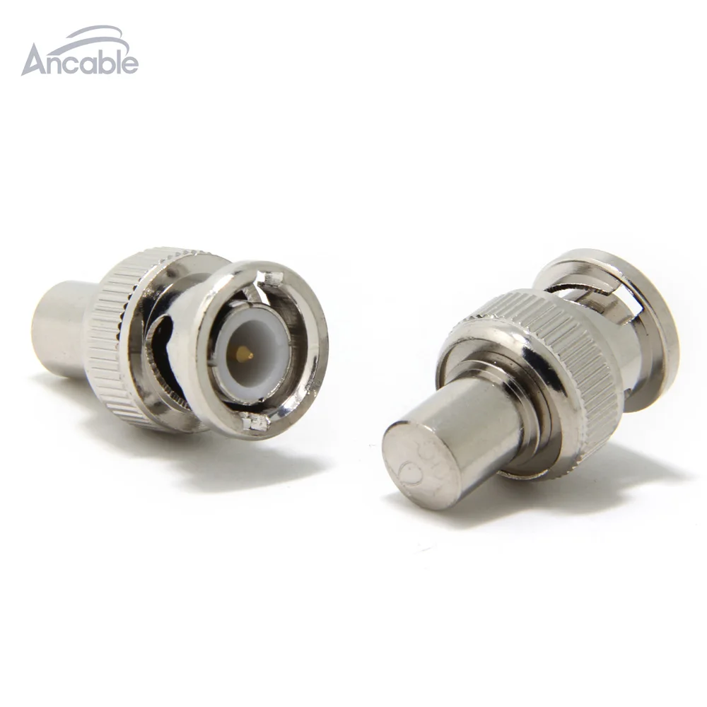 Ancable Terminator BNC Laki-laki, 50 Ohm, 2-Pack