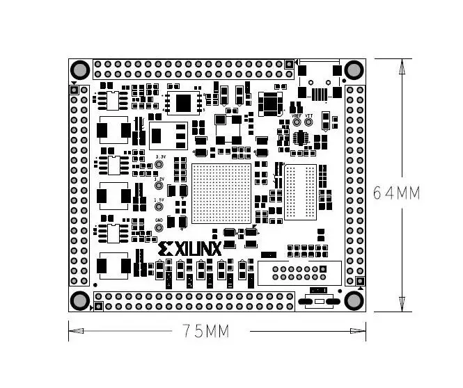  FPGA core board XC6SLX16 NEW board DDR3