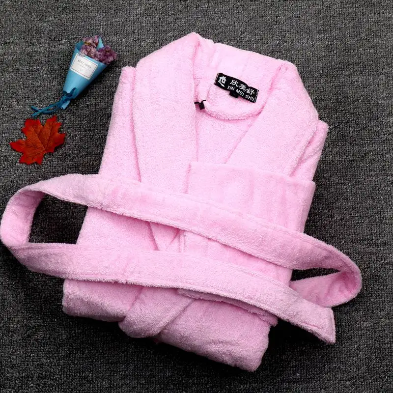 Baumwolle Winter Bathobes Männer Warme Robe Lange Herren Bademantel Männlichen Morgenmantel Homewear Pijama Männlichen Kimono robe Größe XL