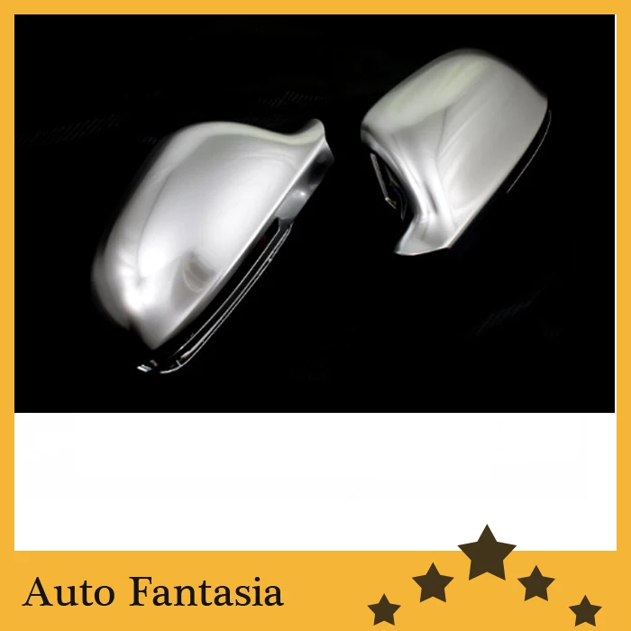 

S line style silver matt chrome side mirror cap replacement (lane assist version) for Audi a5 -Free Shipping