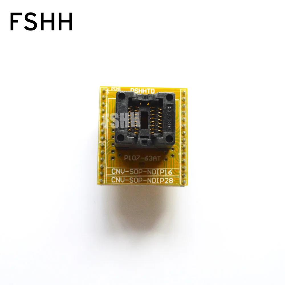 CNV-SOP-NDIP16 مبرمج محول SOP16 إلى DIP16 IC اختبار المقبس تنطبق على SOP14 SOP8(150mil)