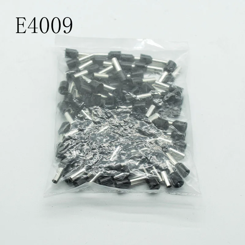 E4009 Tube insulating terminals 4MM2  Cable Wire Connector Insulated Insulating Crimp Terminal Connector 100PCS/Pack