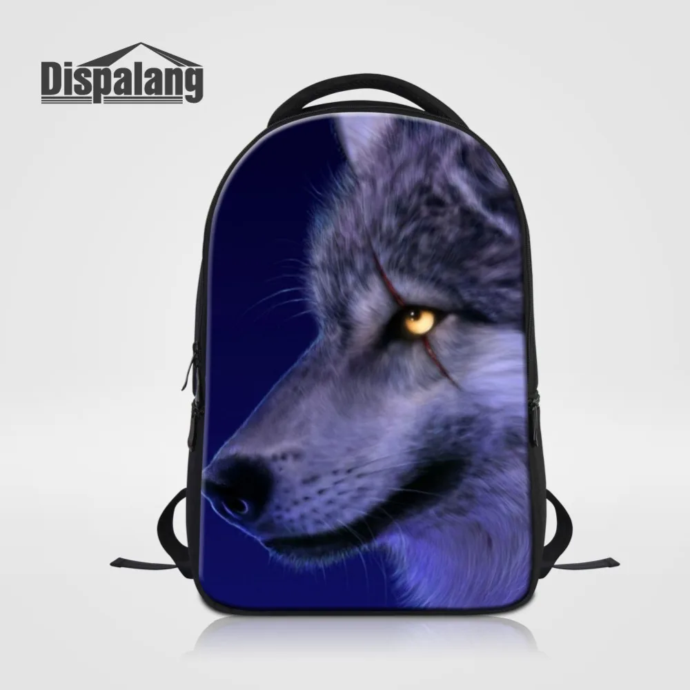 

Dispalang Laptop Backpack Animal Wolf Print Large Capacity School Backpack Women Travel Bagpack Casual Stachels Rucksack Mochila