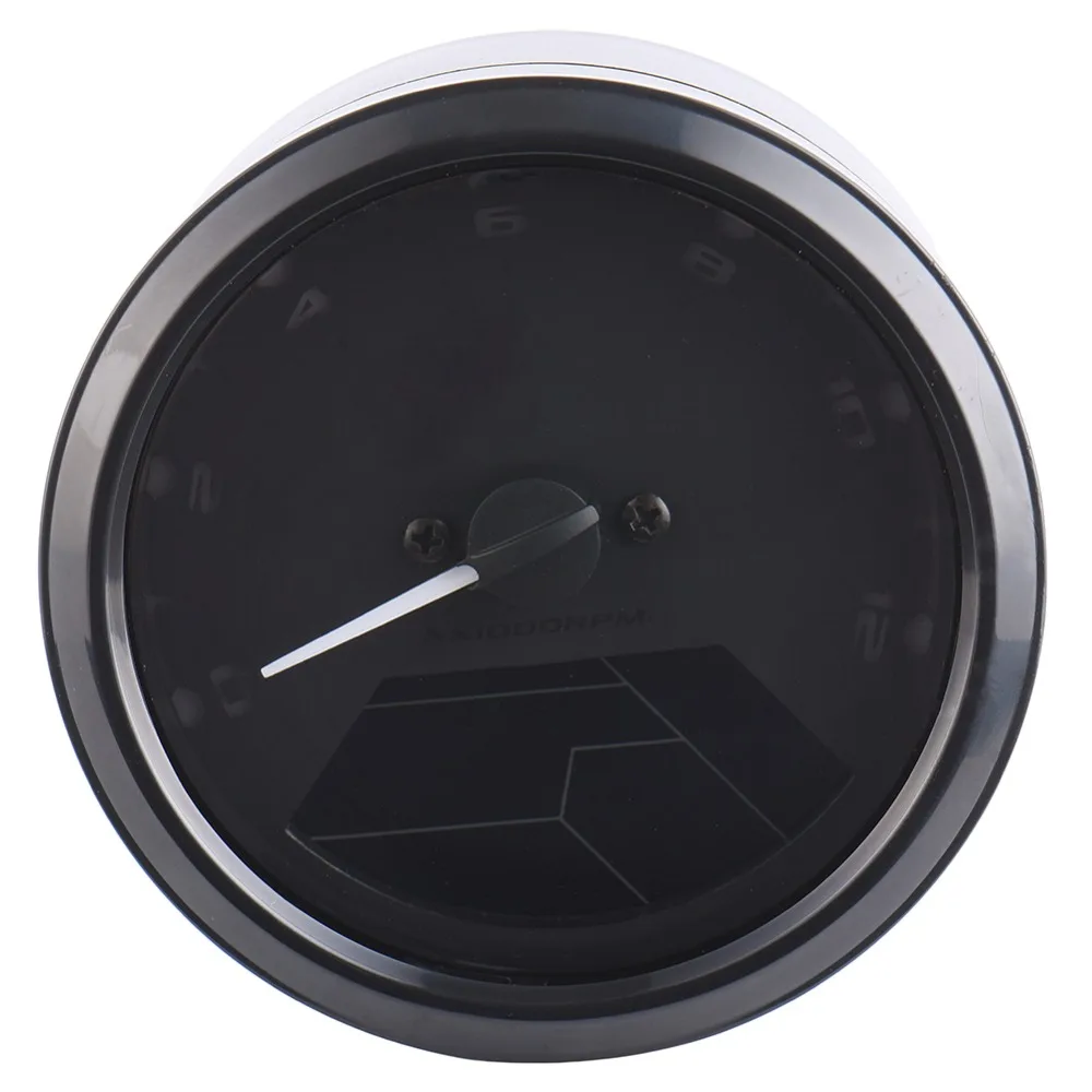12000RMP LCD  Speedometer Odometer Tachometer 1-4 Cylinders Motorbike Gauge Motorcycle digital dash universal