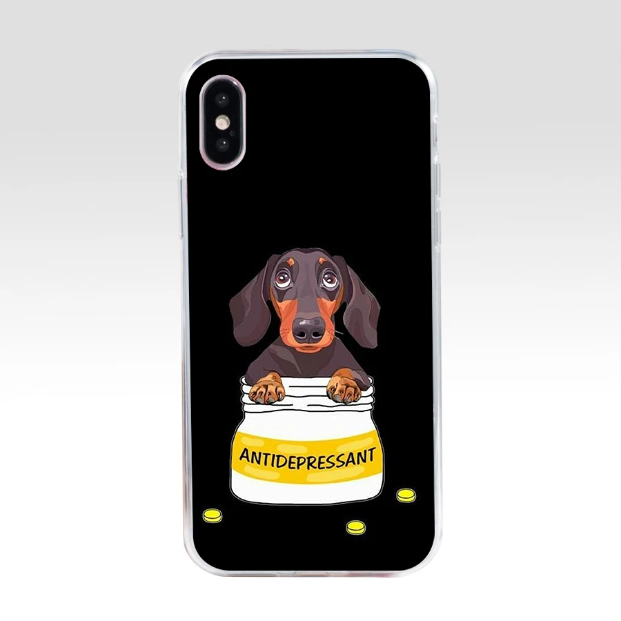 145SD Dachshund Teckel Dackel Dog gift Soft Silicone Tpu Cover phone Case for iphone 5 5s se X XR XS Max case