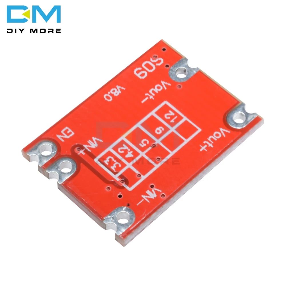 5PCS S09 DC-DC Automatic Buck Boost Power Step Up Down Board Module Input 3V-15V Output 3.3V/5V Electronic DIY PCB