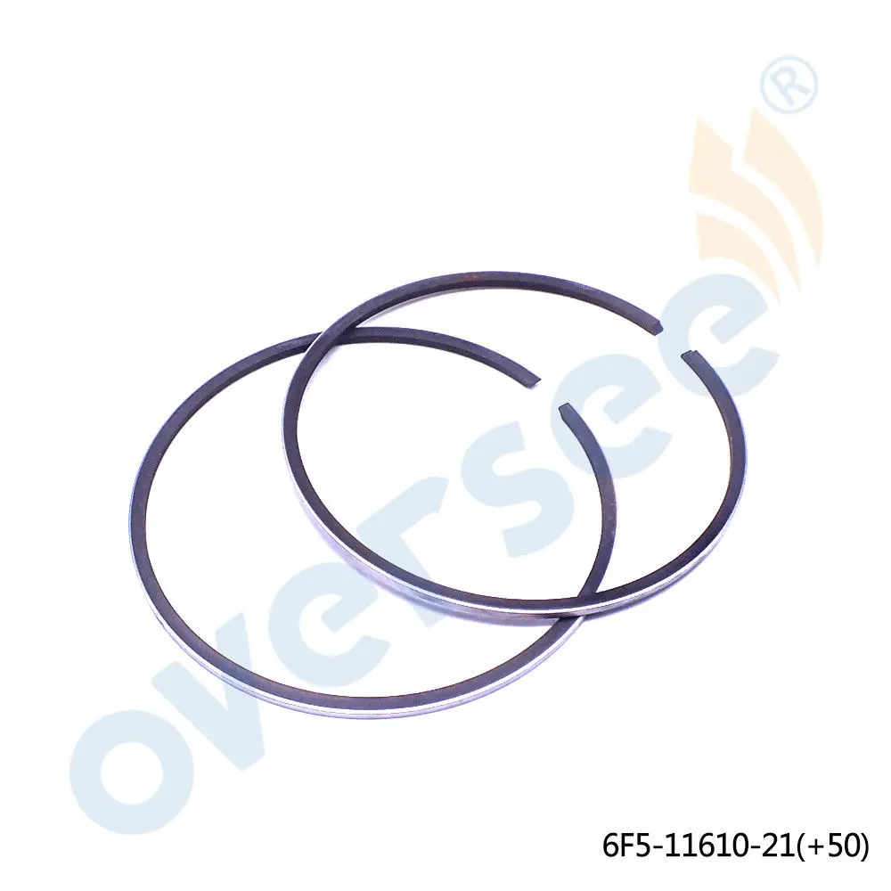 PISTON RING SET fit Yamaha Outboard 40HP K40 C40 E 40 J 6F5-11610-21 (+50)