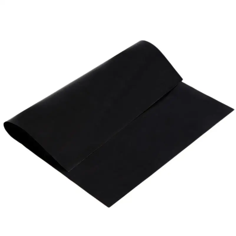 BBQ Grill Mat Portable Non-stick and Reusable Make Grilling Easy 33*40CM 0.2MM Black Oven Hotplate Mats LX7001