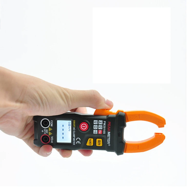 Imagem -02 - Peakmeter Pm2023s Pm2023a Inteligente Mini Digital ac Braçadeira Medidor 200a 600v Multímetro com Resistência Frequência Dados Segurar Ncv Tester