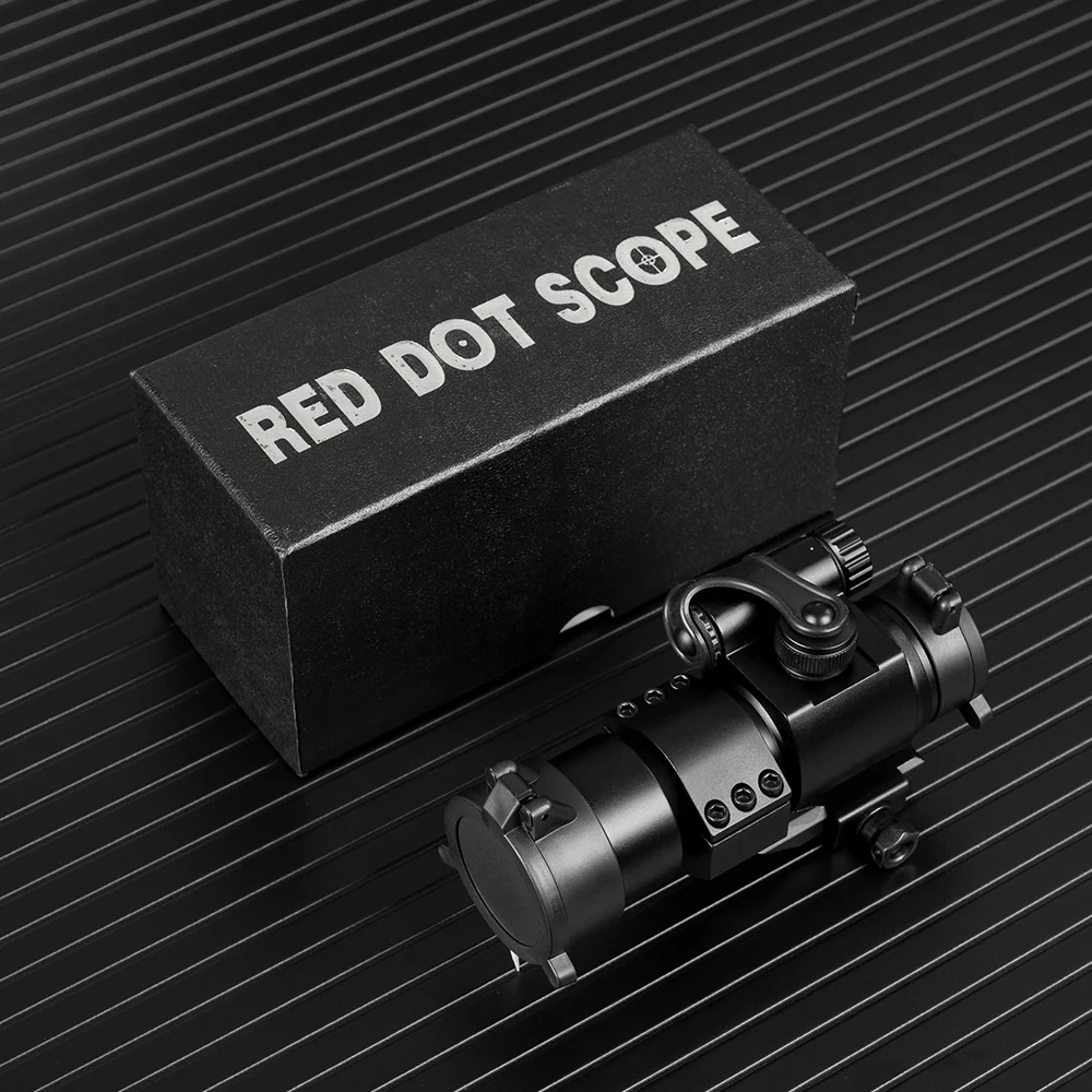 Imagem -06 - Verde Dot Riflescopes 1x32 20 mm Avistamento Telescópio Tático Mira Laser Arma Escopo para Picatinny Ferroviário Rifle Vermelho