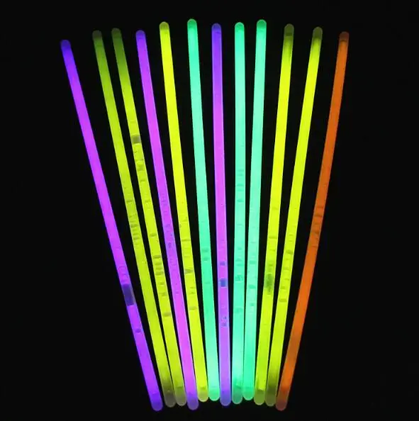 

HOT SALE 1000pcs Glowstick Party Fluorescent Bracelets Necklace Glow in the Dark Neon Sticks Christmas Party Supplies YH1158