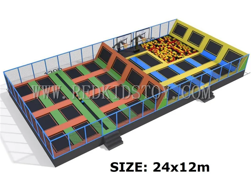 China Direct Factory Trampoline Arena Exported to Slovakia HZ-049