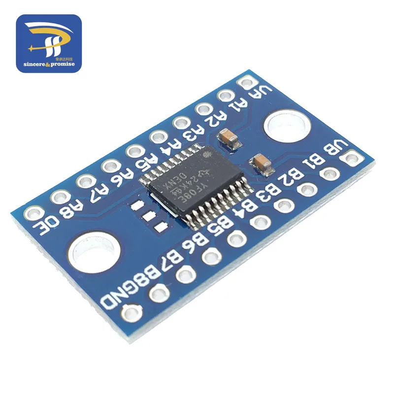 1.8V 3.3V 5V TXS0108E module 8 Channel Logic Level Converter 8 Way Convert TTL Bi-directional Mutual Convert