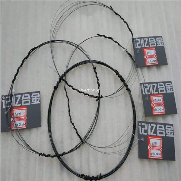 

NiTi Nitinol Nickel Titanium Super Elastic Wire ,SMA Nitinol shape memory alloy wire ,free shipping