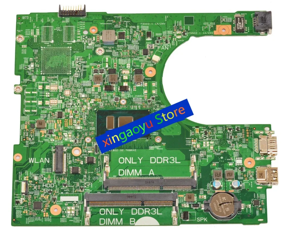 Laptop Motherboard For Dell 3459 i5-6200U 2.3GhZ CPU 30J5G 030J5G CN-030J5G 100% Test OK