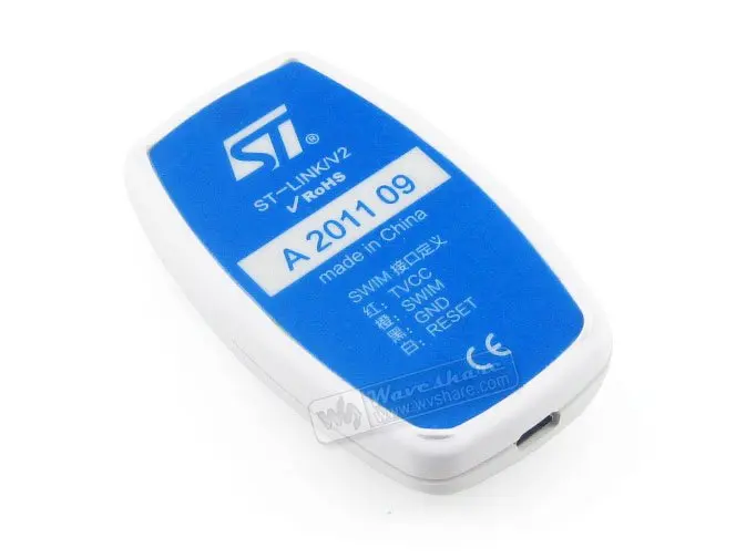 Programador depurador de circuito embutido v2/v2 (cn) # st link v2 stm32 stm8 100% original