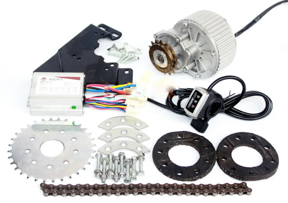 Newest 450W E-bike Motor Kit Electric Multiple Speed Bicycle Conversion Kit Electric Engine Kit For Multi-speed Bicycle