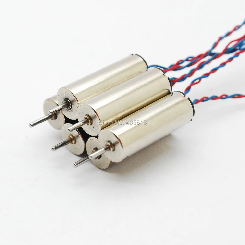 5pcs 7x20mm Coreless motor 4.2V 46500RPM Strong magnetic DC Motor high speed for helicopter model aircraft toys