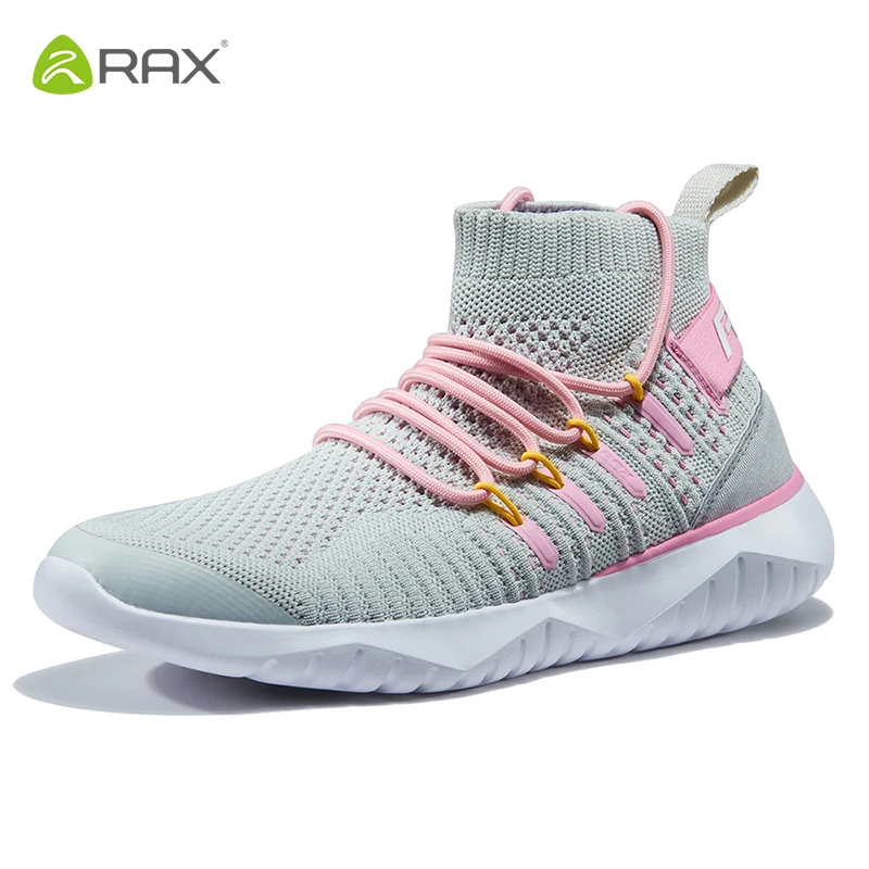 Rax men Outdoor Running Shoes Breathable Sports Sneakers for Women Light Gym Running Shoes Female 2019 New Style Tourism Shoes