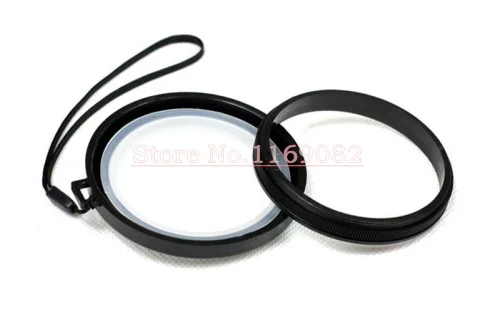 Capuchon d'objectif de Balance des blancs 67mm 2 en 1, avec support de filtre + protection du couvercle d'objectif pour can & n SX30 SX40 SX50 Nik & n D7100 D7000 D90 D80