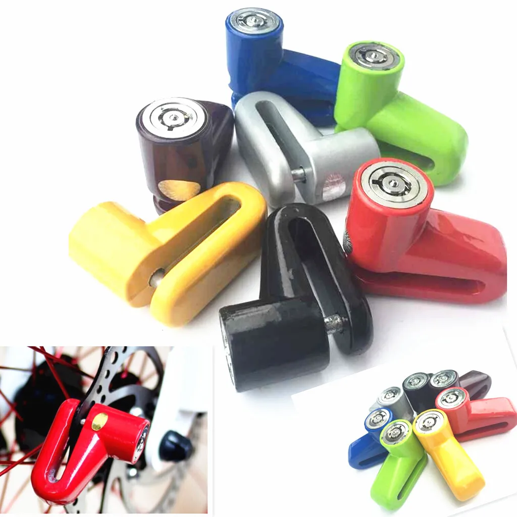 

Disc brake disc bicycle lock Storage battery motorcycle anti-theft lock Color