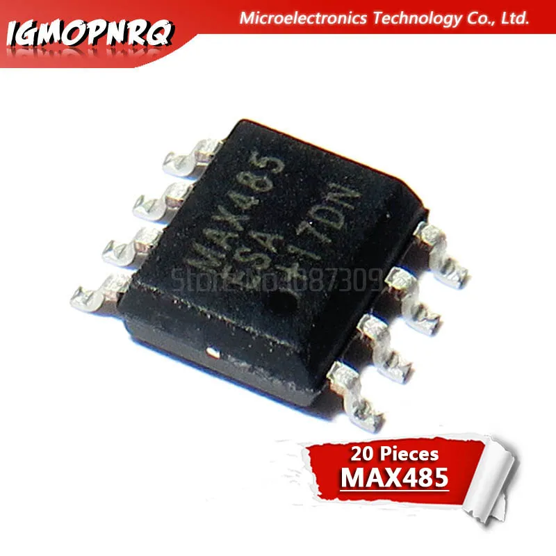 Transceptor IC RS-422/RS-485, 20 unidades, MAX485, MAX485 SOP-8 RS-485/RS-422, nuevo y original