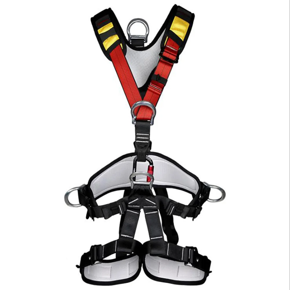 Rescue Protective Belt Escalada Full Body Climbing Harness Belt Adjustable Harness Security Seat Belt Mountaineering