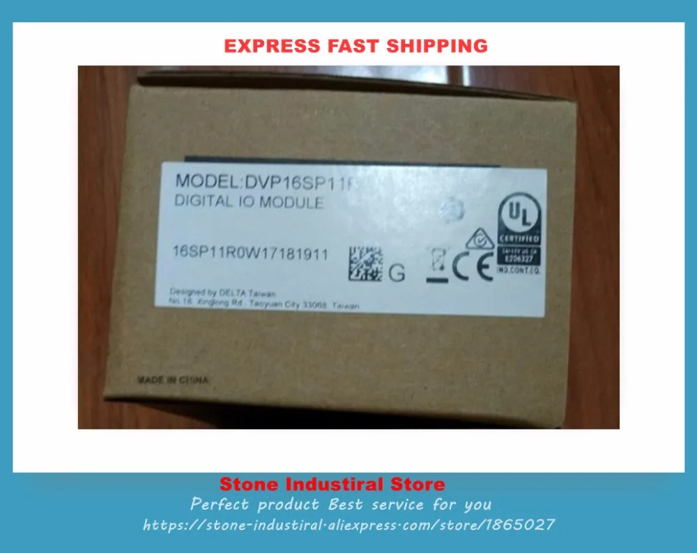 New DVP16SP11R PLC 24VDC 2W 1.5A 250VAC 16 Points 8DI 8DO Original Extension Module